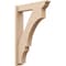 Ekena Millwork 5 1/2-in W x 24-in D x 36-in H Balboa Trad Rough Cedar Woodgrain TimberThane Outlooker, Primed Tan OUTUR055X24X36BOA04RCPR - alternate 1